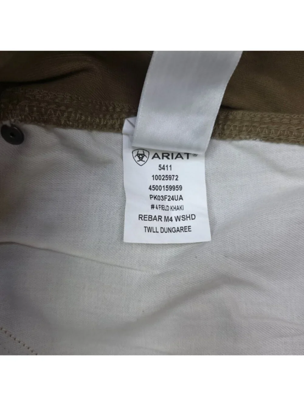 Ariat Work Rebar M4 Relaxed Bootcut Work Pants 36/36 Tan 2X More Durable Cargo
